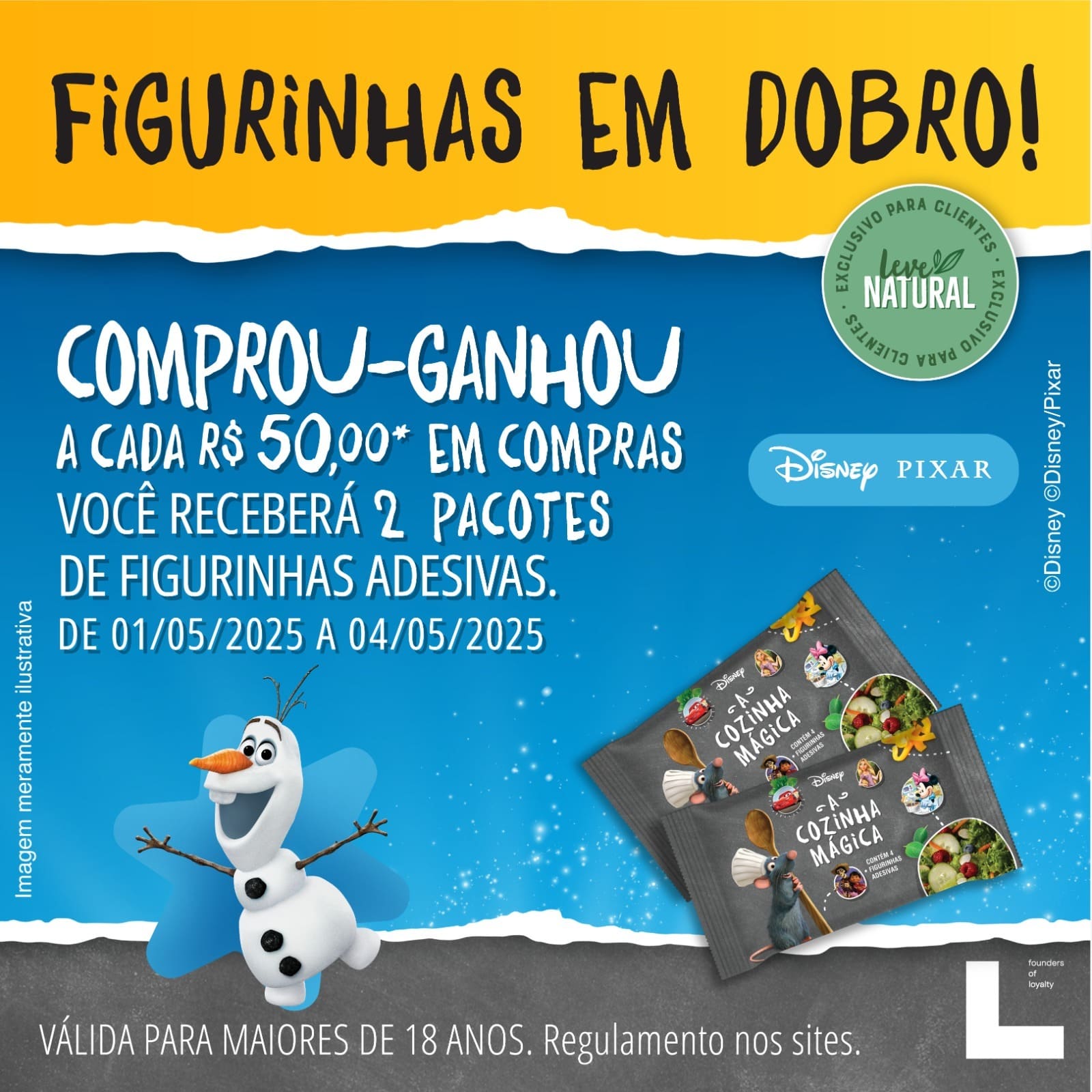 Figurinhas em dobro